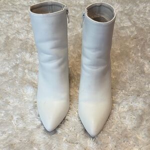 Fashionnova White Ankle Boots